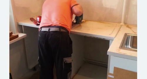 Сборка кухонного гарнитура. Усть-Катав